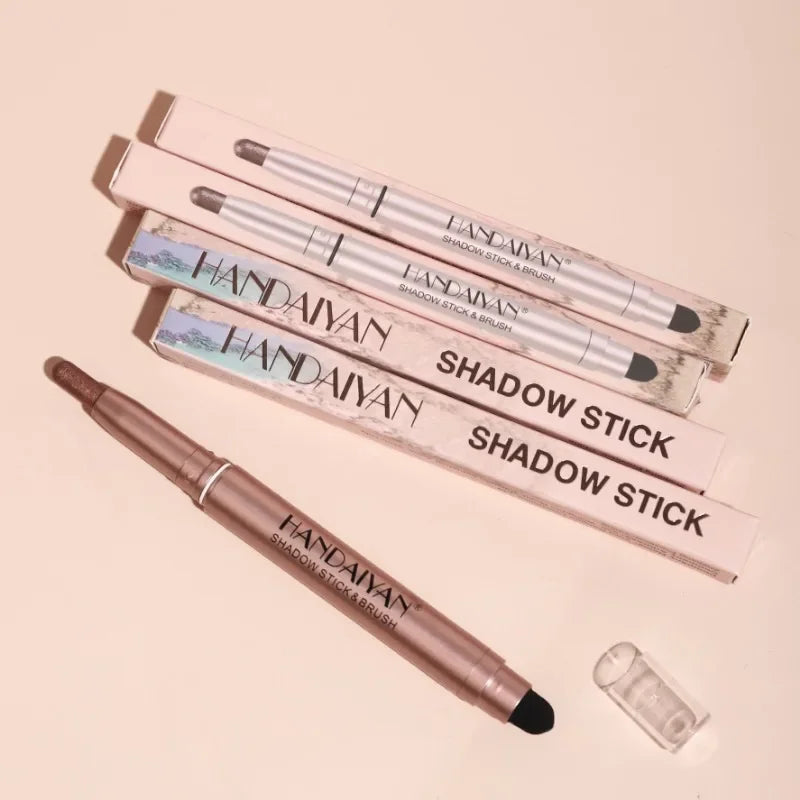 High-Gloss Pearlescent Eyeshadow Sticks: Waterproof Color Collection