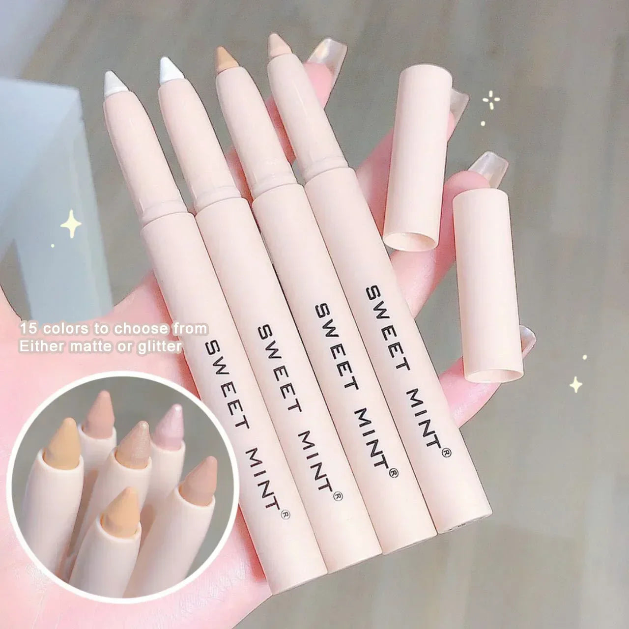 Silkworm Glow: Brightening Glitter Eyeshadow Stick