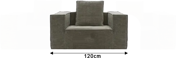 Compressible Block Sofa
