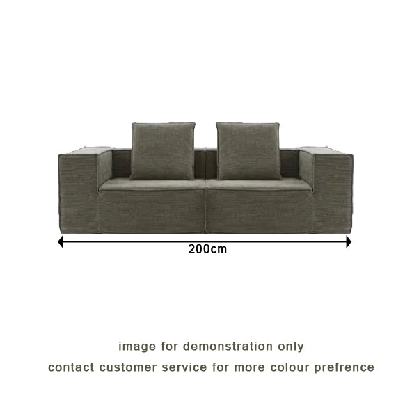 Compressible Block Sofa