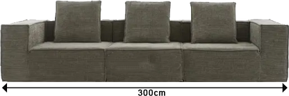 Compressible Block Sofa