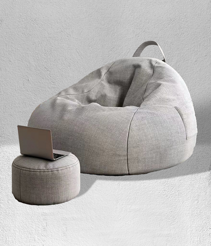 Highback Bean Bag Large Bags Chair for Indoor Outdoor Living Room