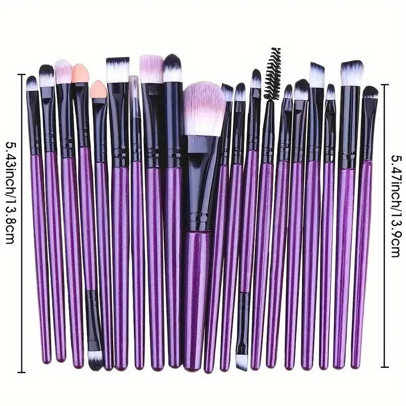 20-Piece Professional Makeup Brush Set