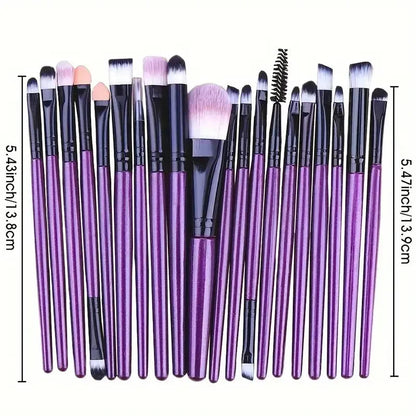 20-Piece Professional Makeup Brush Set