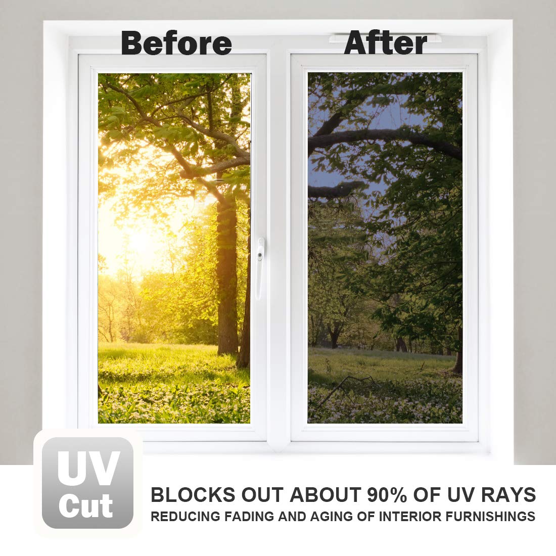 【Last Day Sale 50% Off】- 100% Privacy Window Film