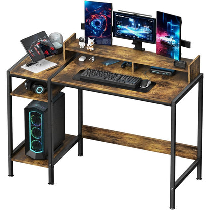 47"Gaming Desk With Modern Monitor Stand