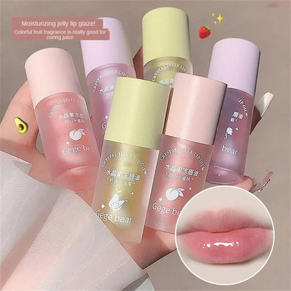 Fruity Crystal Jelly Lip Oil - Hydrating Lip Plumper