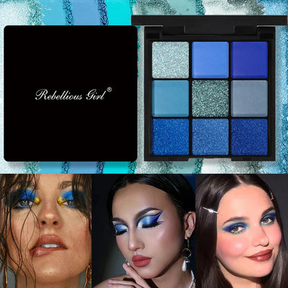 9-Color Waterproof Eyeshadow Palette
