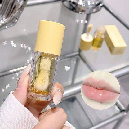 Crystal Clear Fruit Lip Oil: Moisturizing Gloss & Plumper