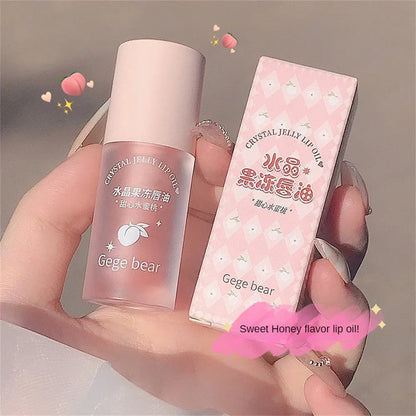 Fruity Crystal Jelly Lip Oil - Hydrating Lip Plumper