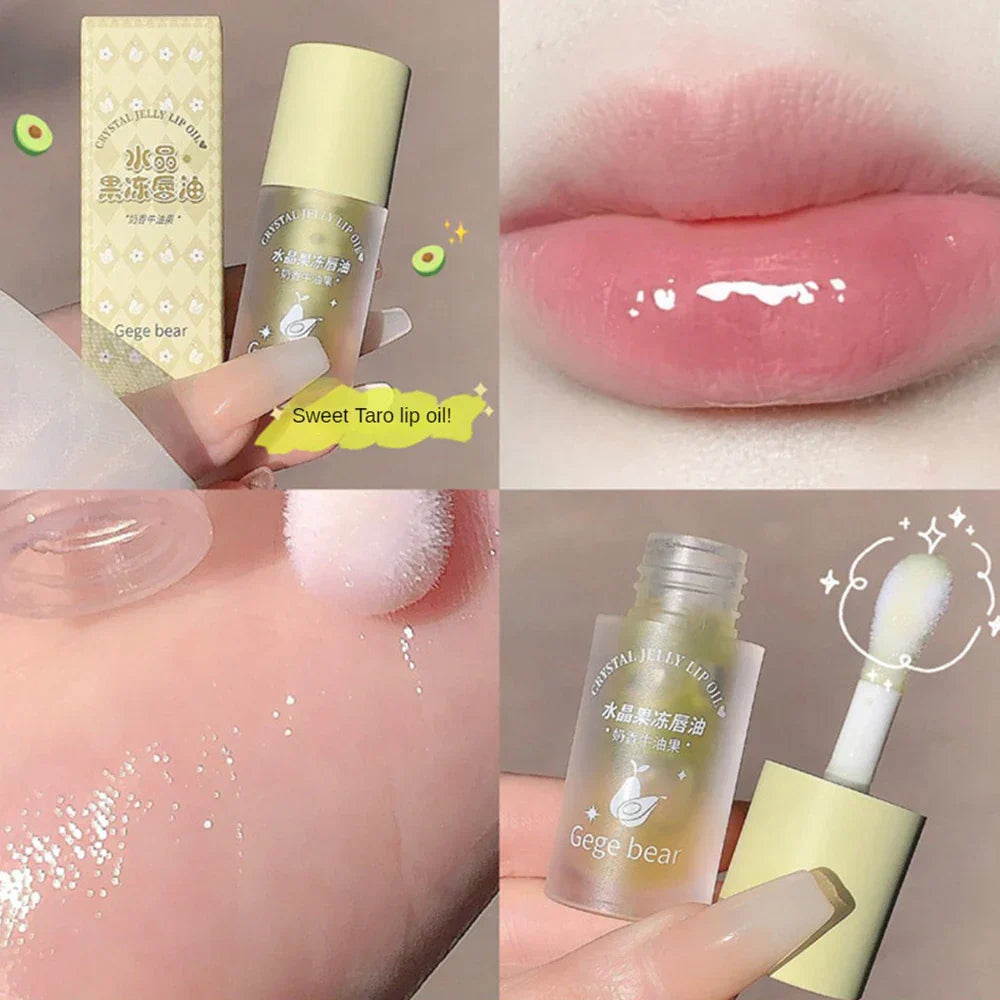 Fruity Crystal Jelly Lip Oil - Hydrating Lip Plumper